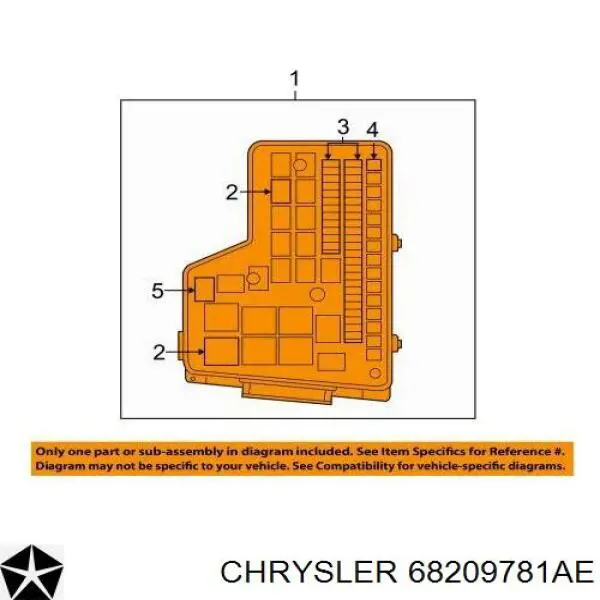 68209781AE Chrysler 