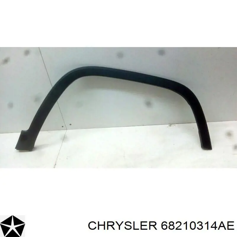 68210314AE Chrysler Молдинг передньої арки колеса, правий