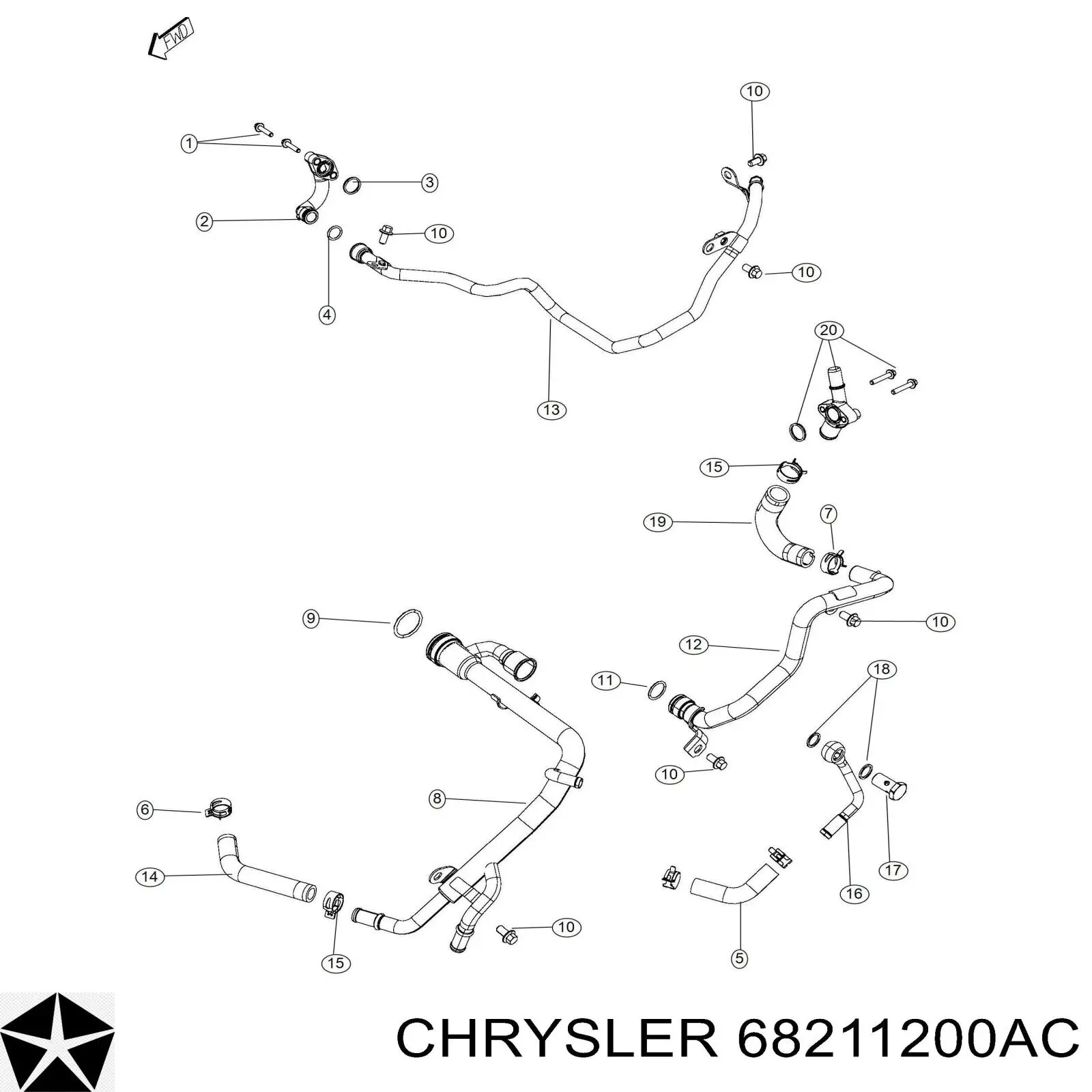  68211200AC Parts Master