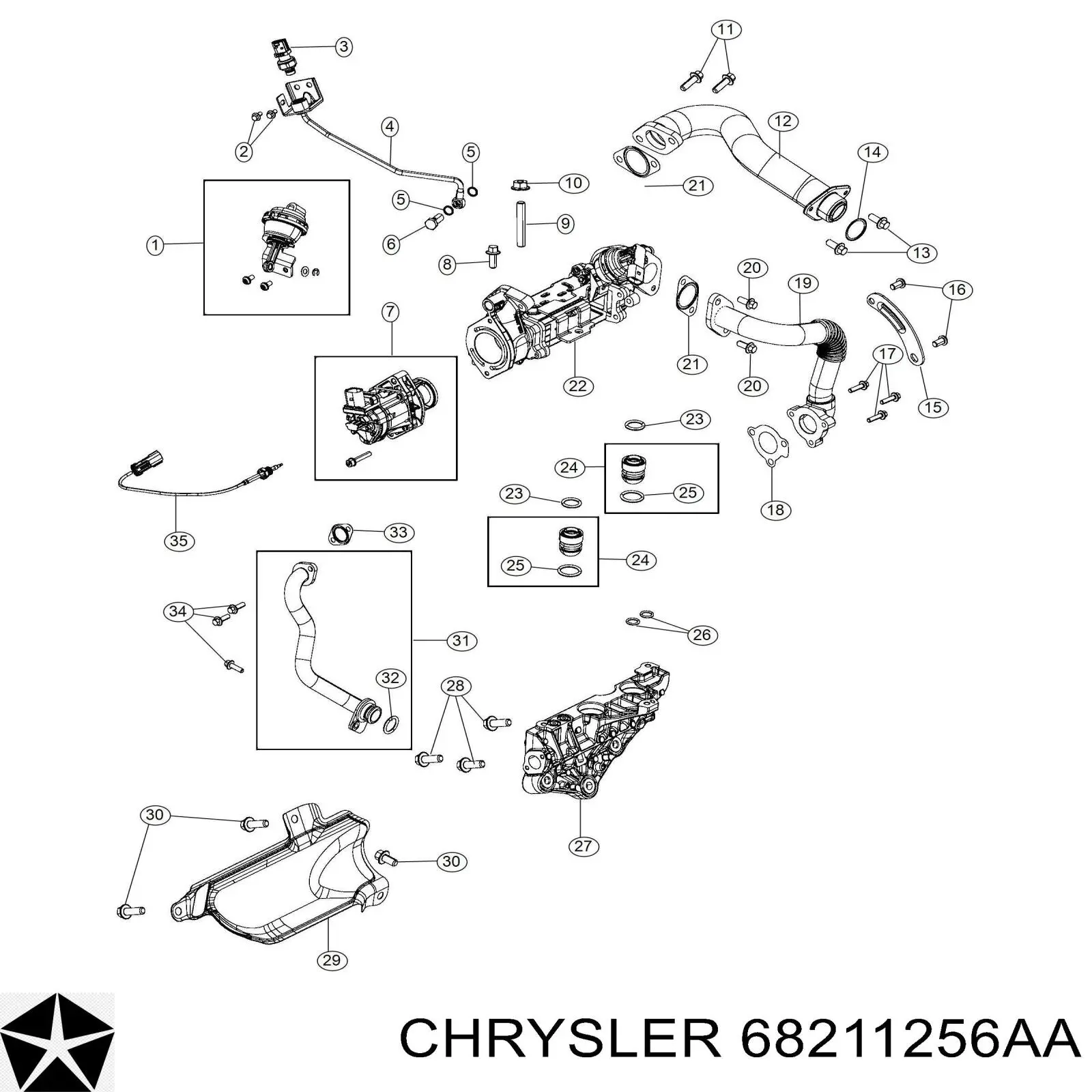 68211256AA Chrysler 
