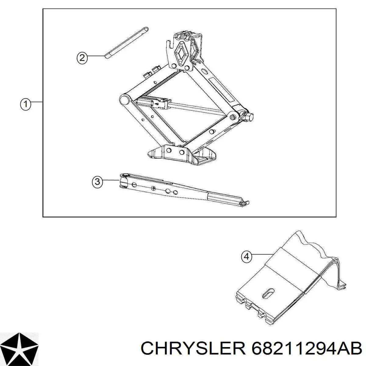  Chrysler 68211294AB ціна, від 11.29 USD