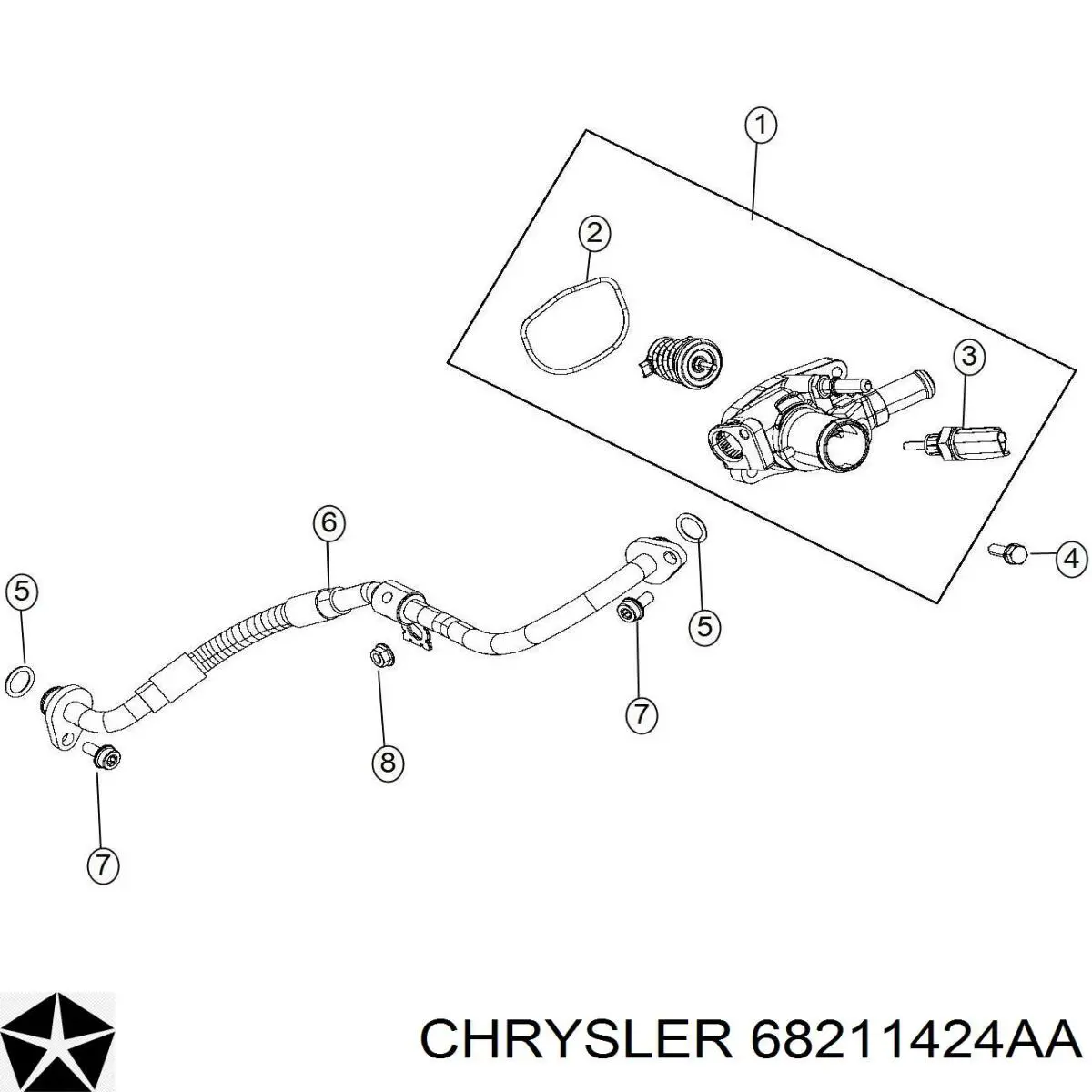  Chrysler 68211424AA ціна, від 31.78 USD