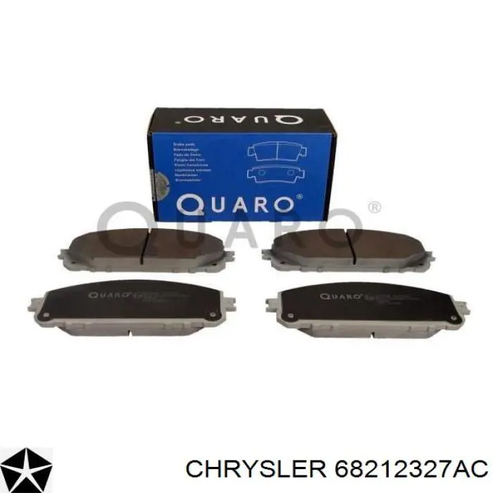 68212327AC Chrysler Передні гальмівні колодки