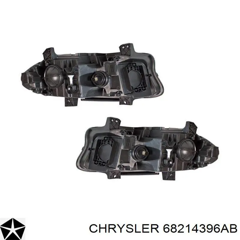 Фара правая Chrysler 68214396AB ціна, від 379.64 USD