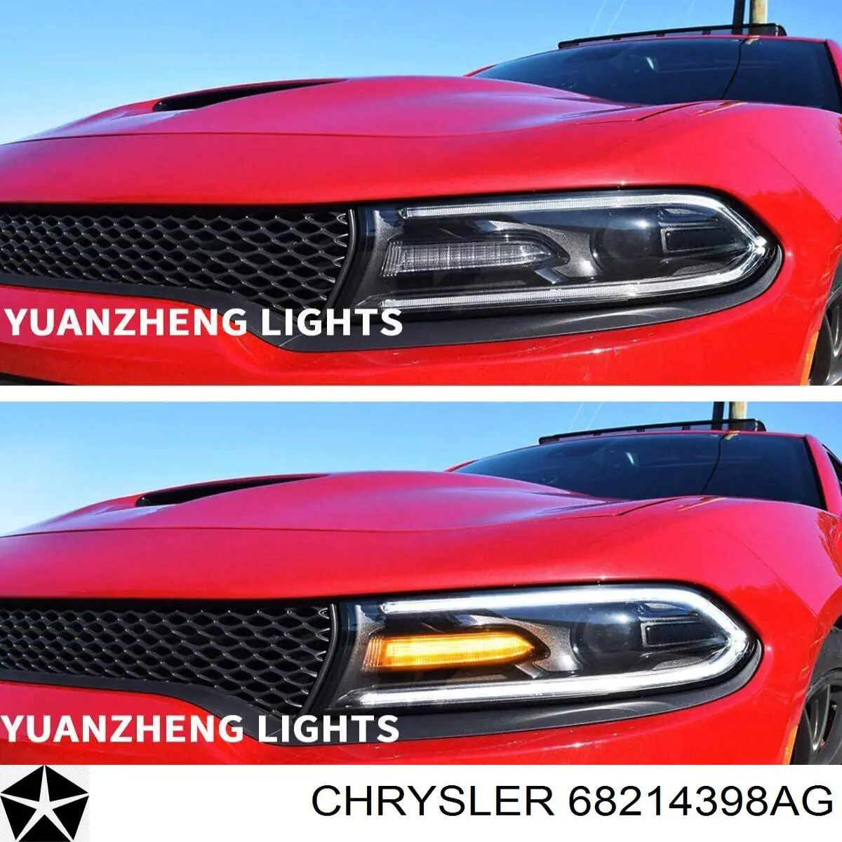 Купити 68214398AG Chrysler Лампа-фара, ліва/права