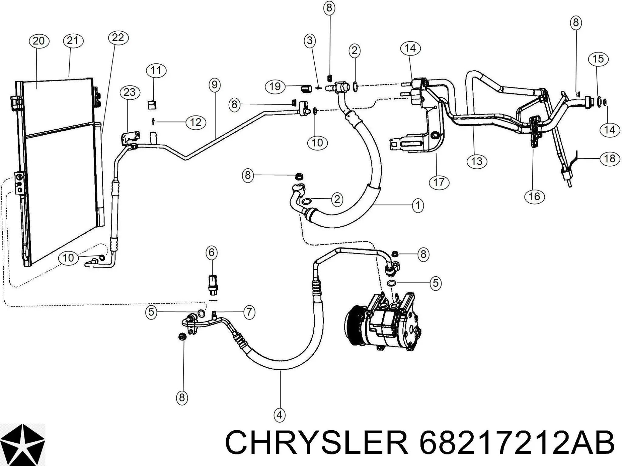 68217212AB Chrysler 