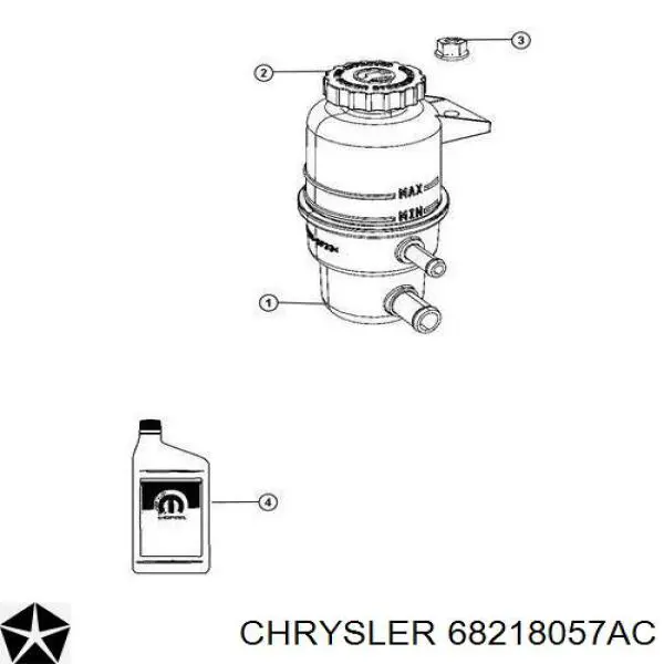 68218057AC Chrysler масло трансмісії