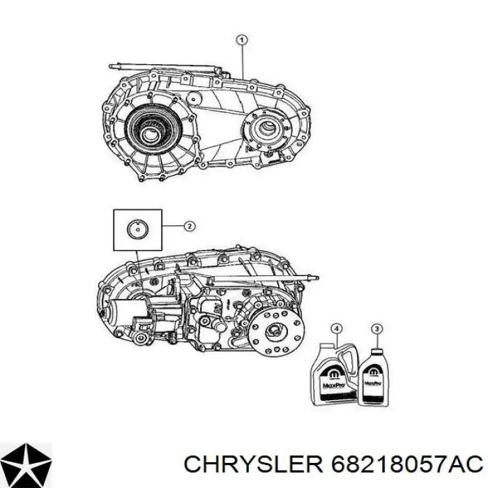 Купити 68218057AC Chrysler Масло трансмісії