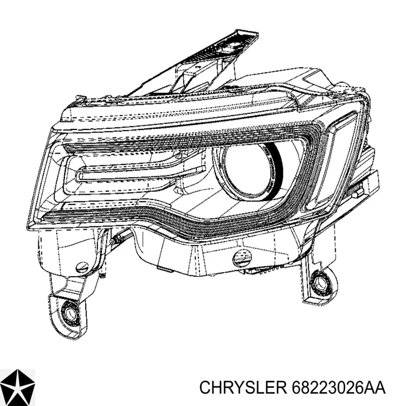  Chrysler 68223026AA ціна, від 17.87 USD