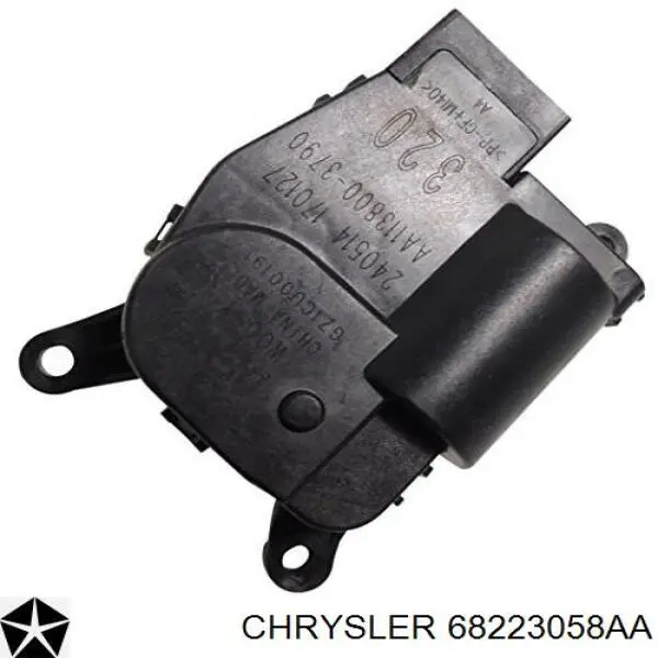 GZ1CU00091 Chrysler Мотор заслінки печі