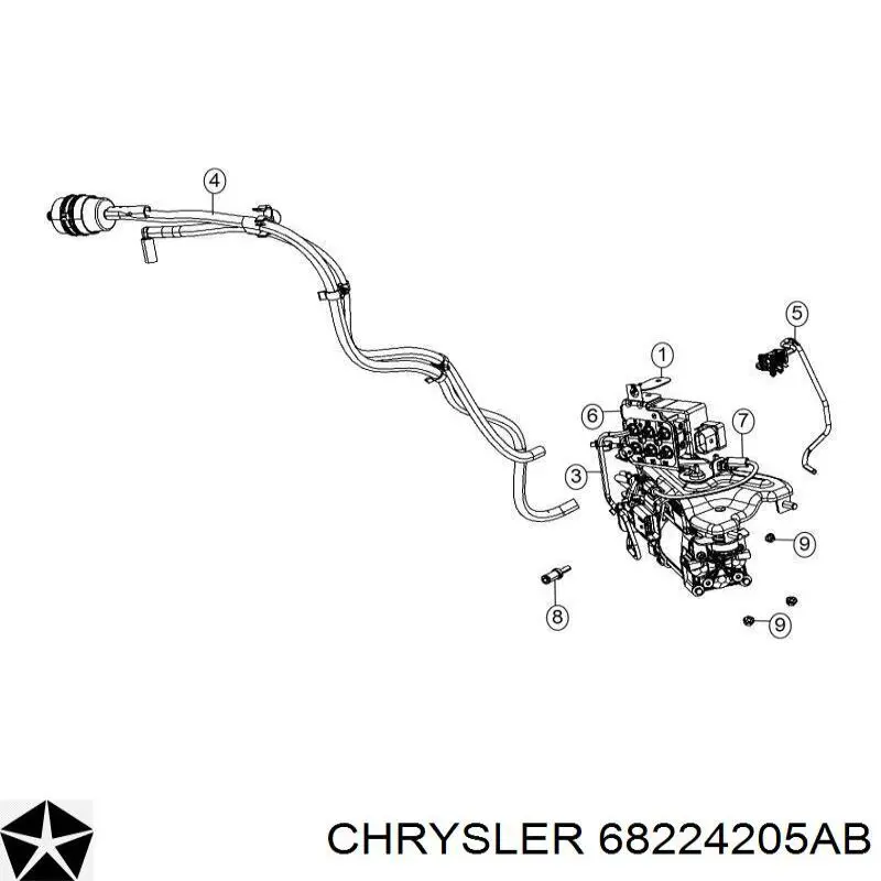  Chrysler 68224205AA ціна, від 81.83 USD