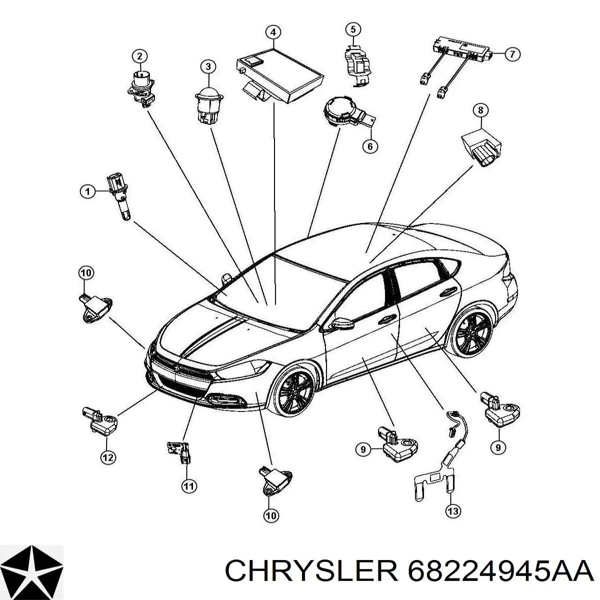 Купити 68224945AA Chrysler 