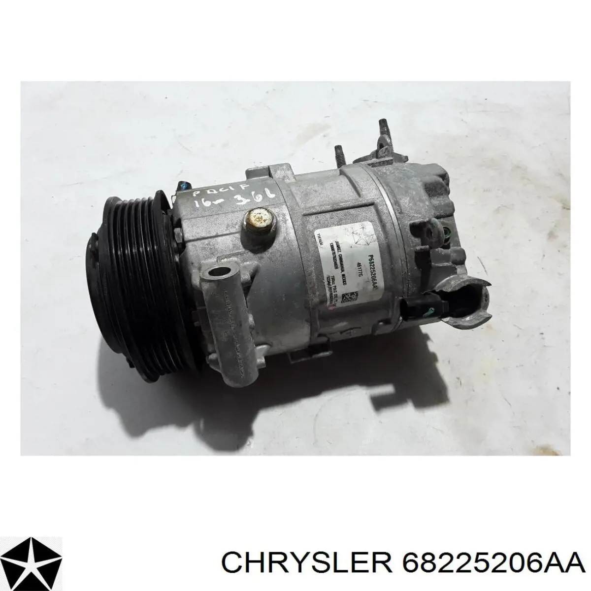 Компресор системи кондиціювання Chrysler 68225206AF ціна, від 190.03 USD