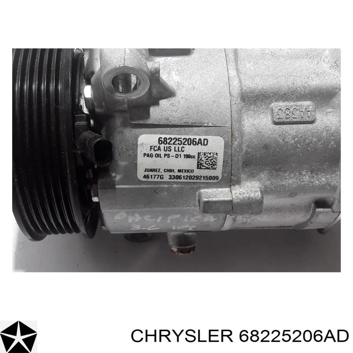 Насос кондиціонера Chrysler 68225206AF