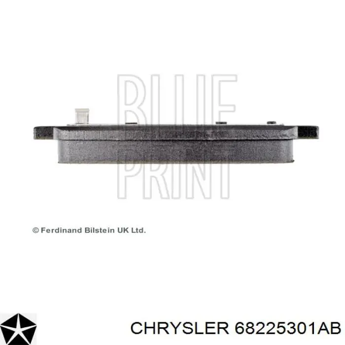 Колодки гальмові задні, дискові 68225301AB Chrysler