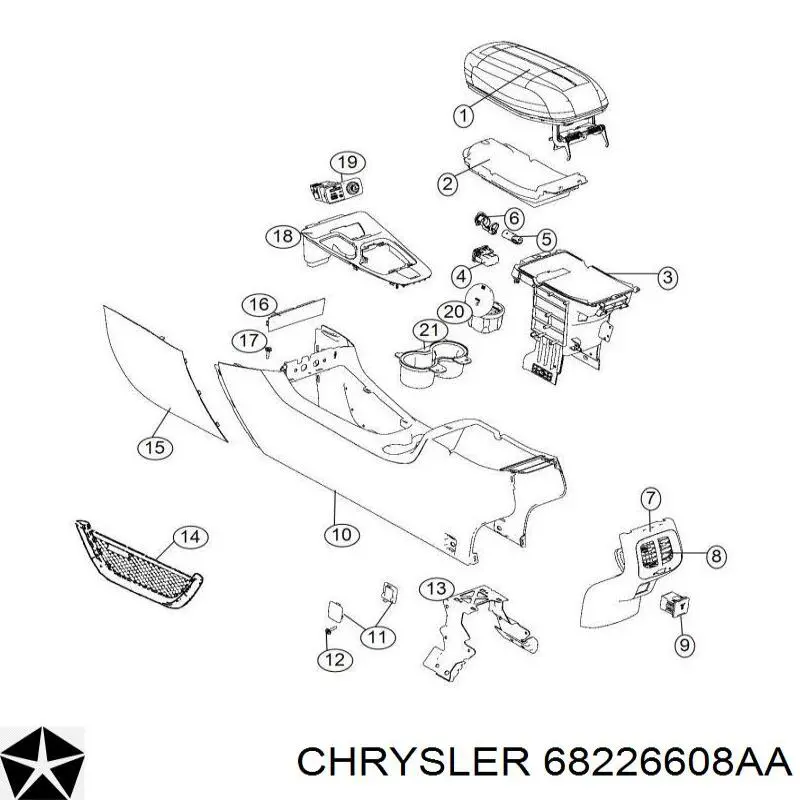 68226608AA Chrysler 