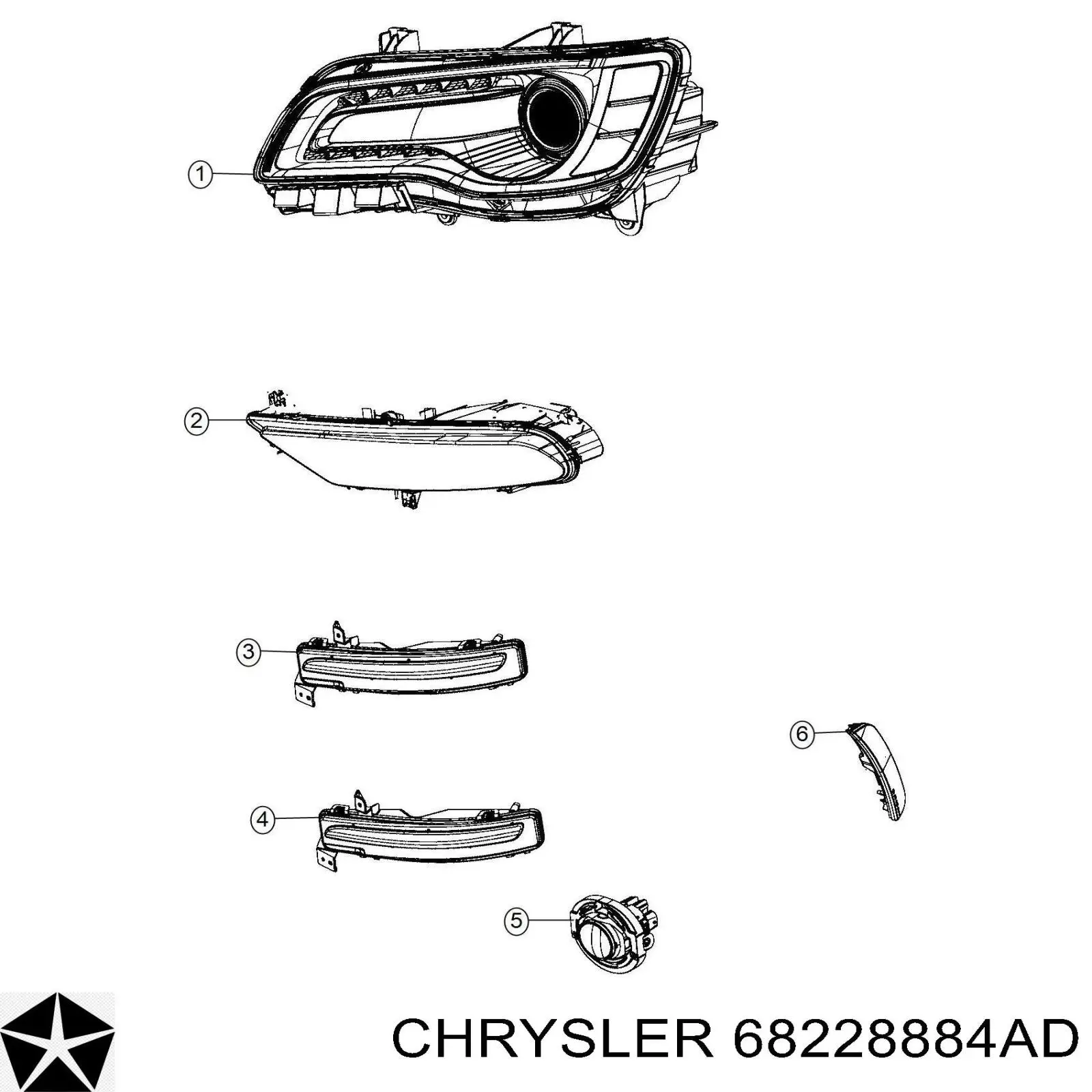  K68228884AD Fiat/Alfa/Lancia