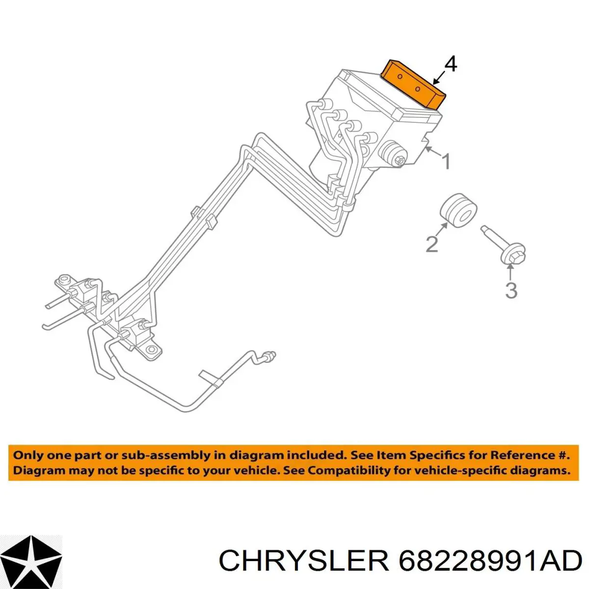  Chrysler 68228991AD ціна, від 597.29 USD