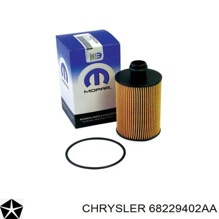 Масляний фільтр двигуна Chrysler 68229402AA ціна, від 18.15 USD
