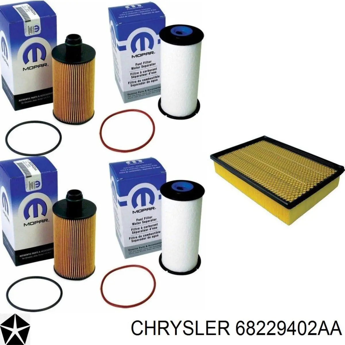 Купити 68229402AA Chrysler Фільтр очищення масла відцентровий