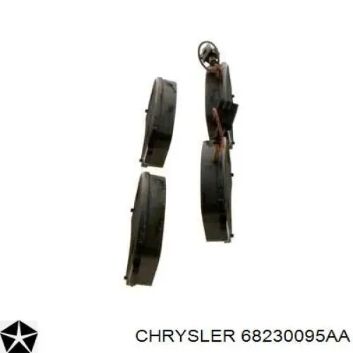 68230095AA Chrysler колодки гальмові задні, дискові