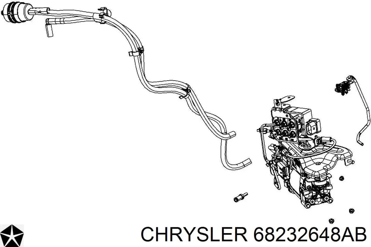 Купити 68232648AB Chrysler Компресор пневмопідкачки (амортизаторів)