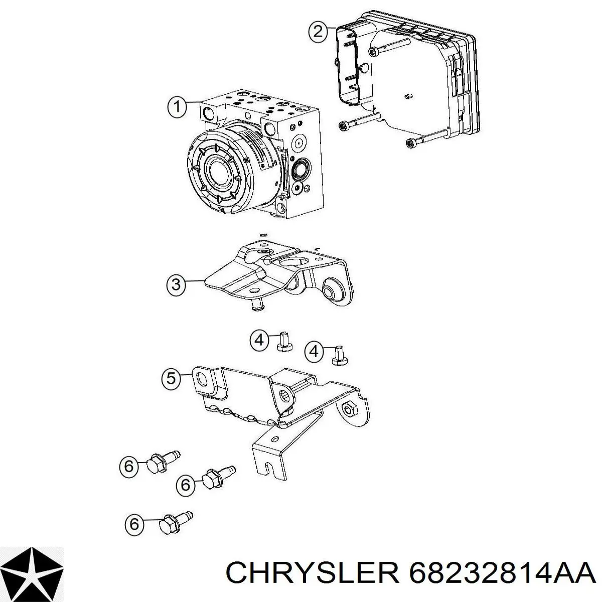 68232814AA Chrysler 