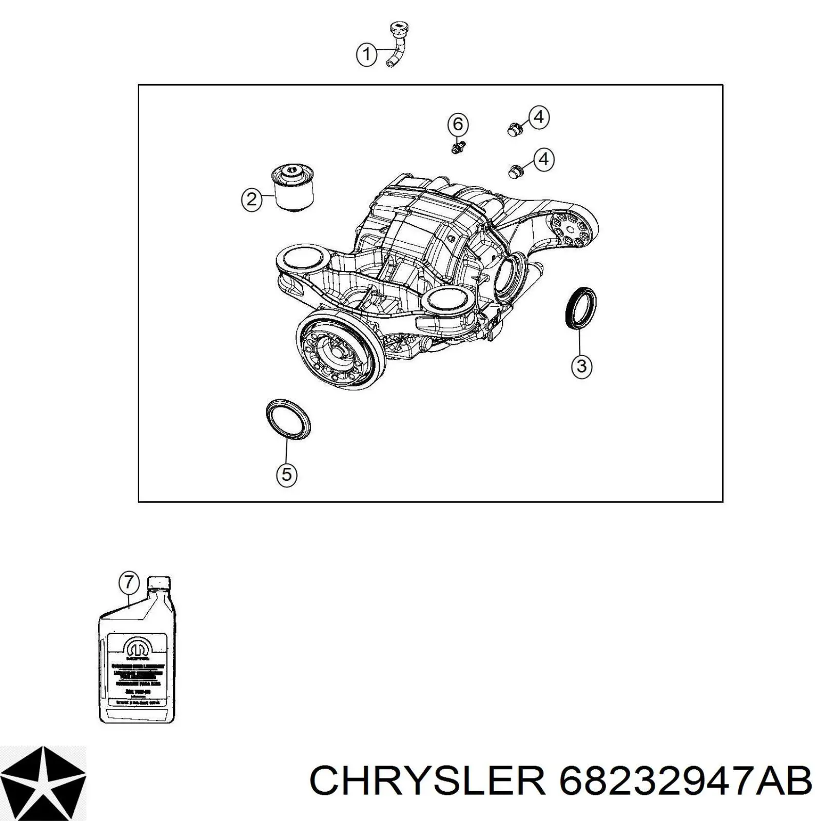  Chrysler 68232947AB ціна, від 56.61 USD