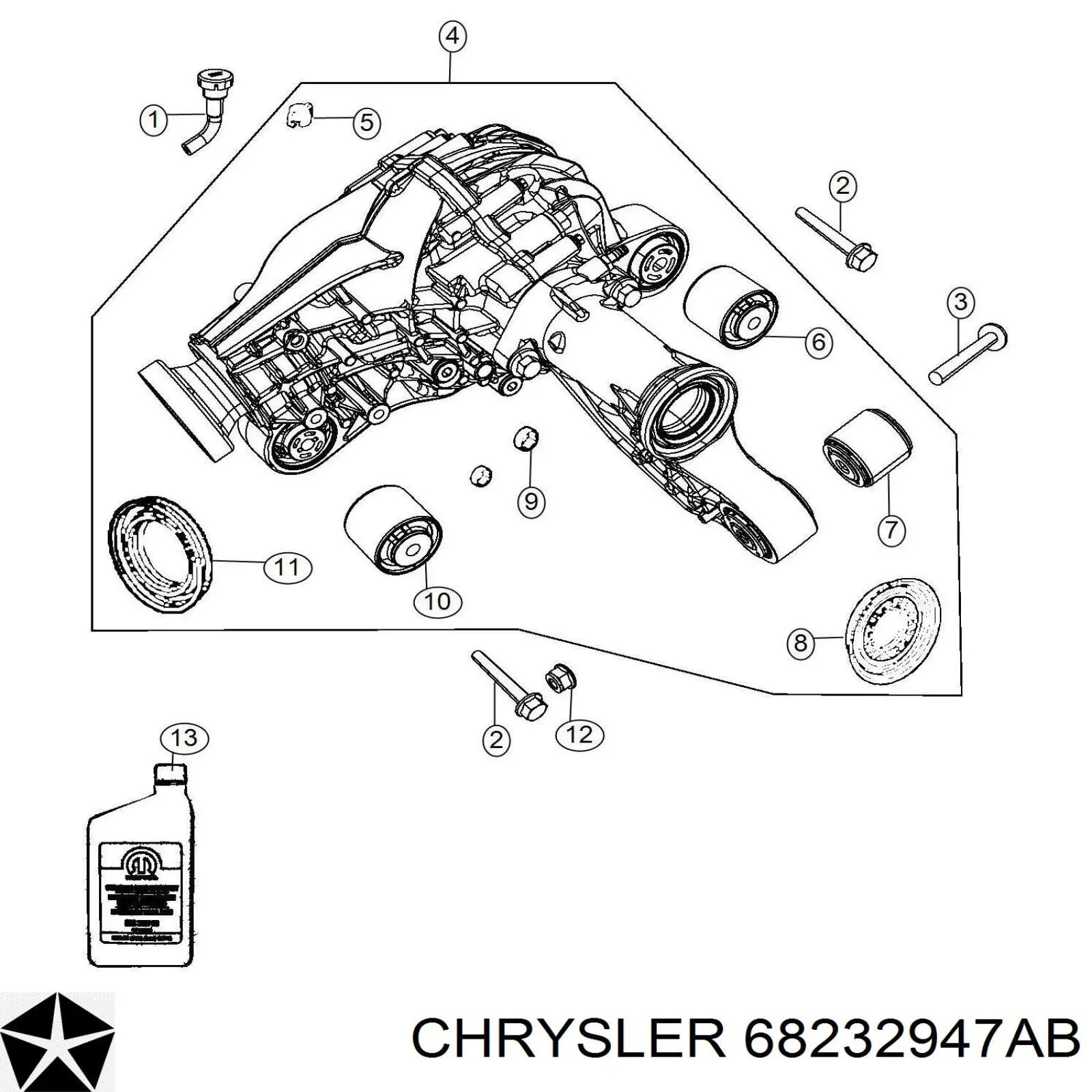 Купити 68232947AB Chrysler 