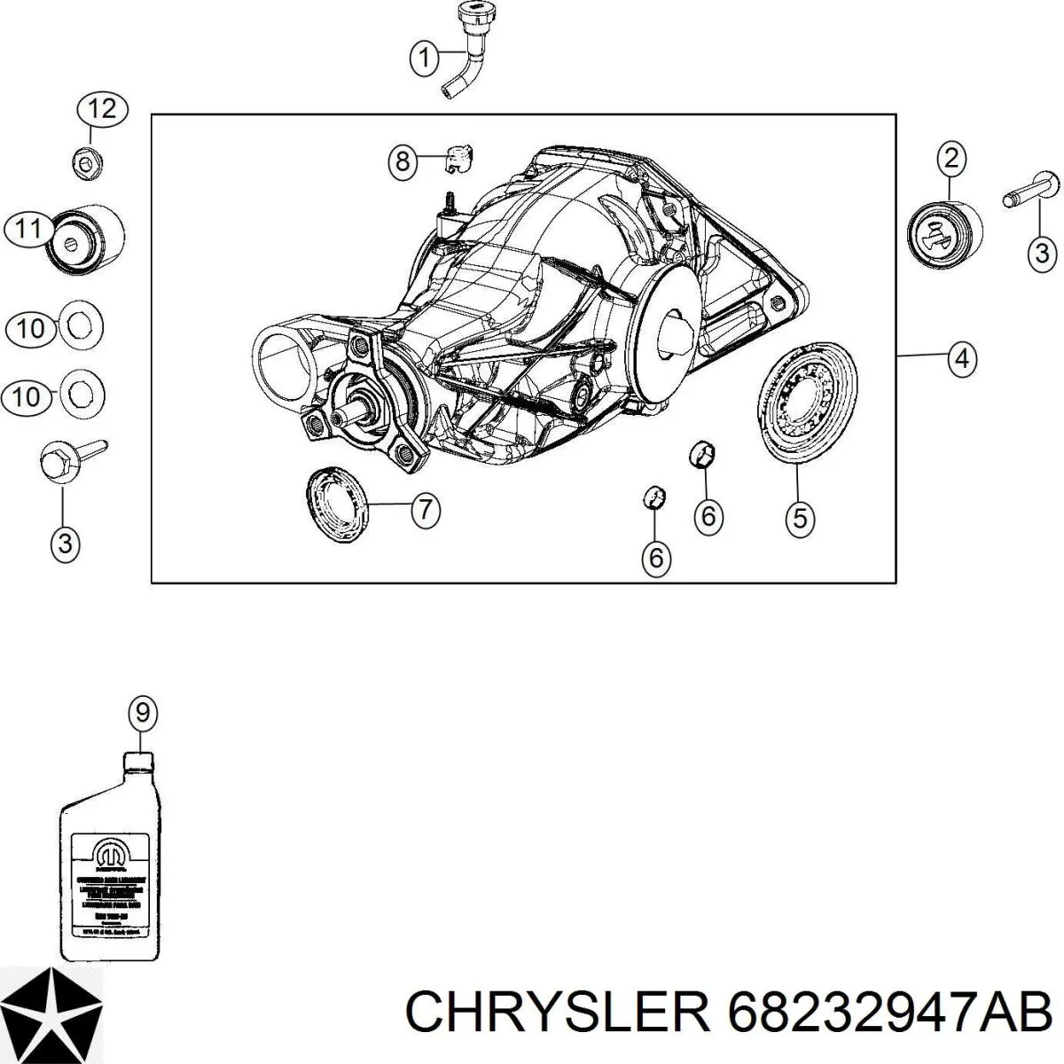  K68232947AA Fiat/Alfa/Lancia