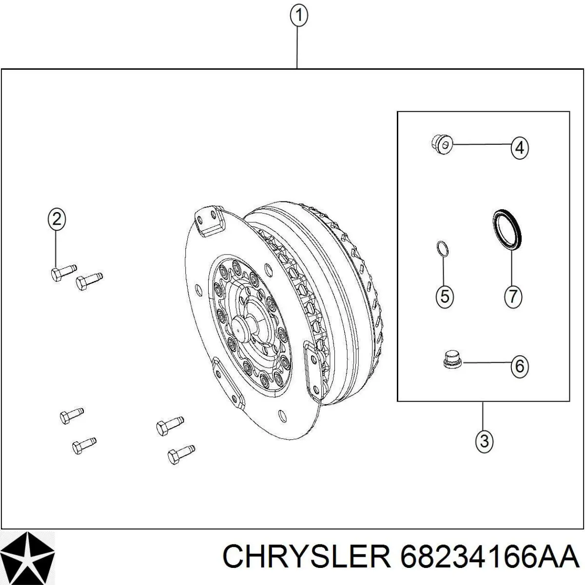 68234166AA Chrysler 