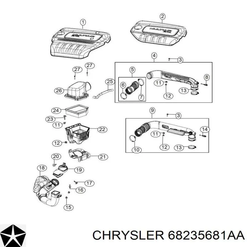 Купити 68235681AA Chrysler 