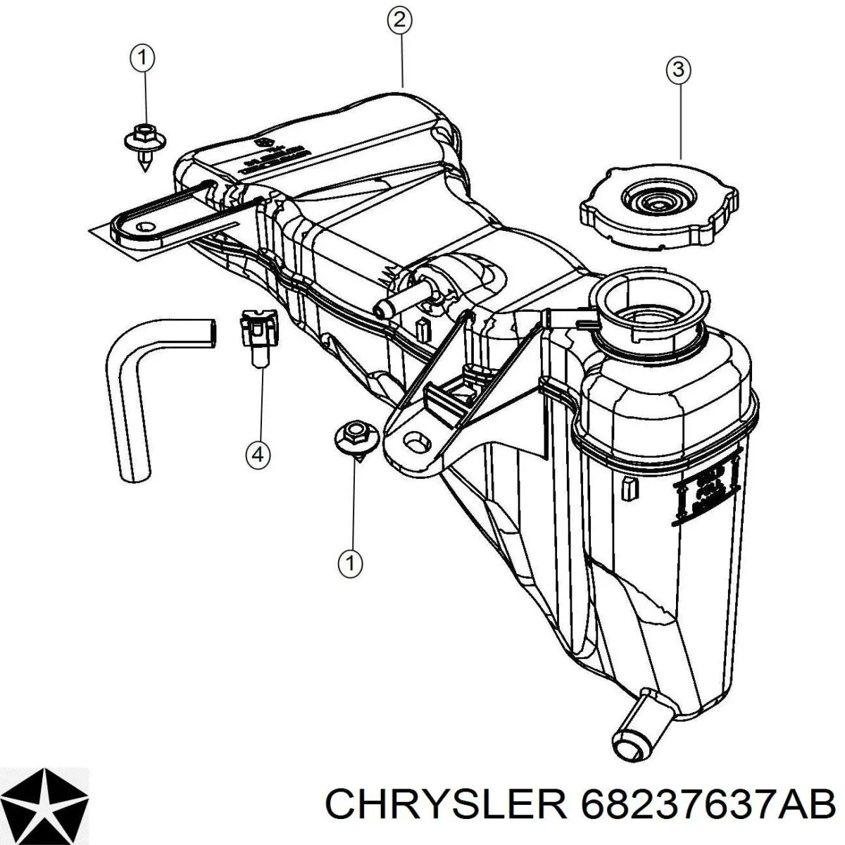  K68237637AB Fiat/Alfa/Lancia