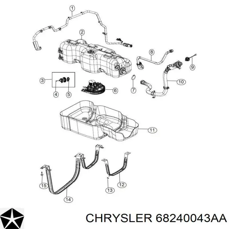 Насос AD BLUE Chrysler 68240043AC ціна, від 419.40 USD