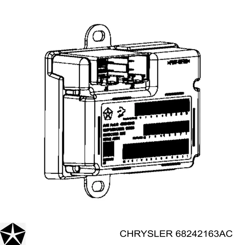  Chrysler 68242163AC ціна, від 19.54 USD