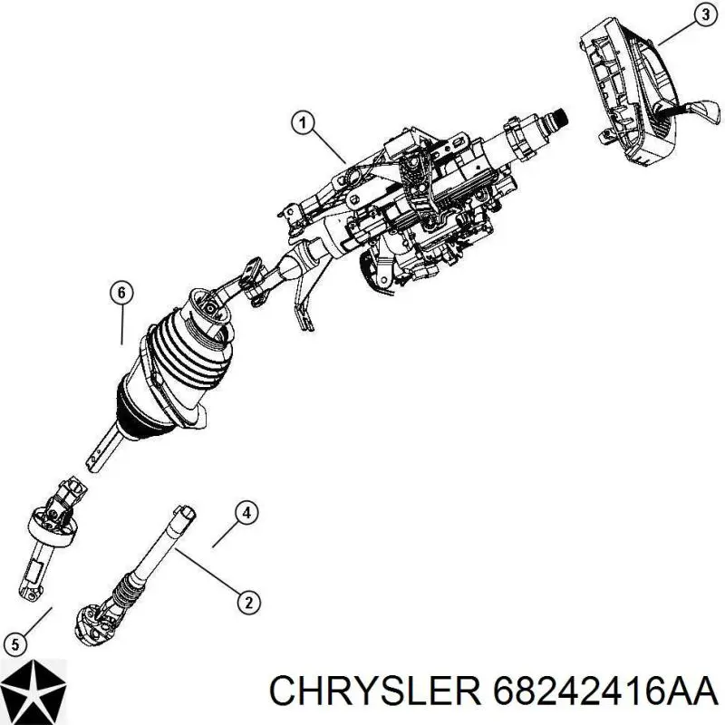  Chrysler 68083594AA ціна, від 127.12 USD