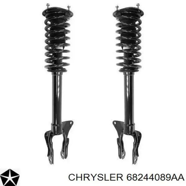 Шланг/патрубок радіатора охолодження, верхній 68244089AA Chrysler