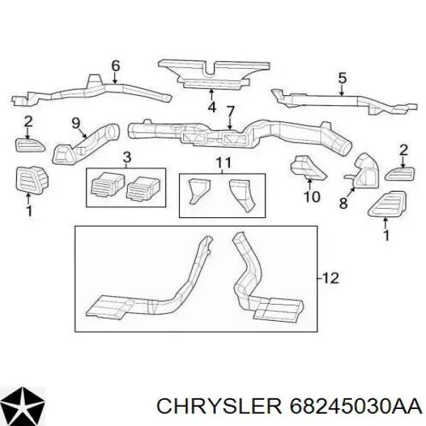 Купити 68245030AA Chrysler 