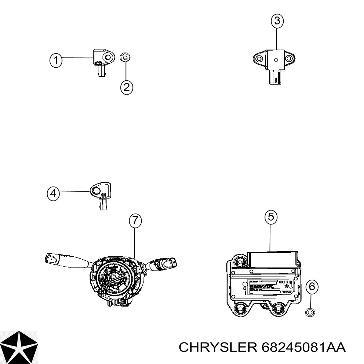  K68245081AB Fiat/Alfa/Lancia