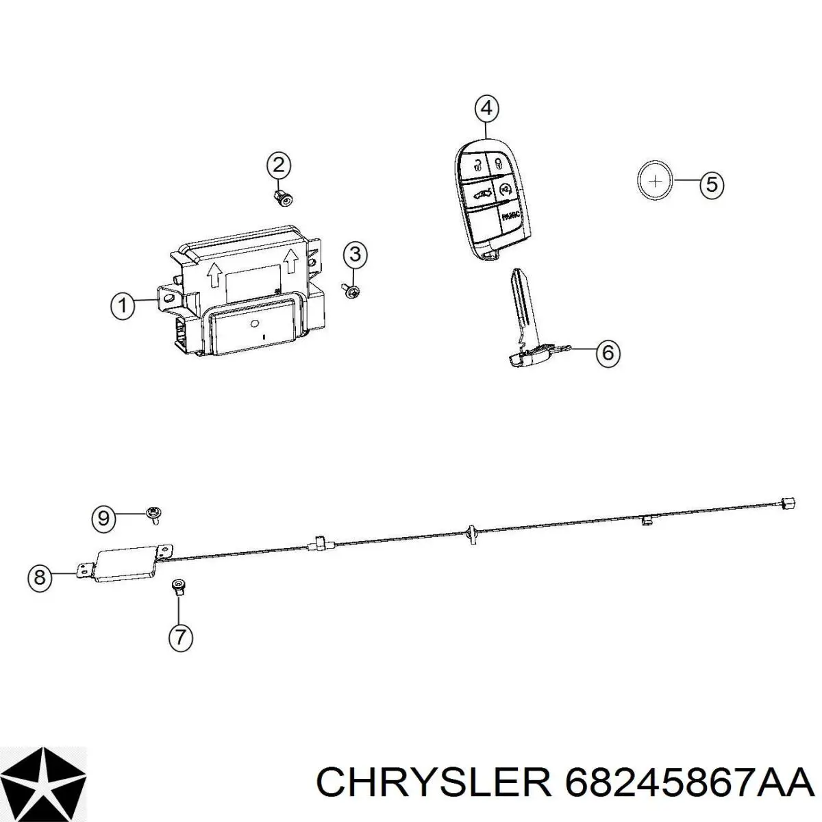  68245867AA Chrysler