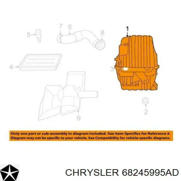Купити 68245995AD Chrysler 