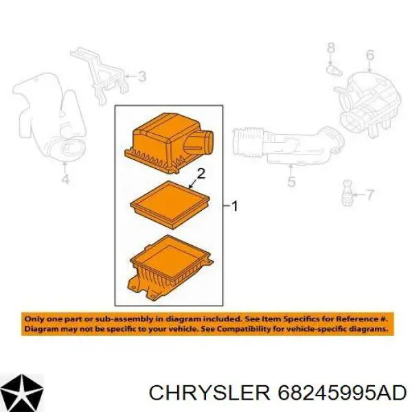  Chrysler 68245995AD ціна, від 3941.88 UAH