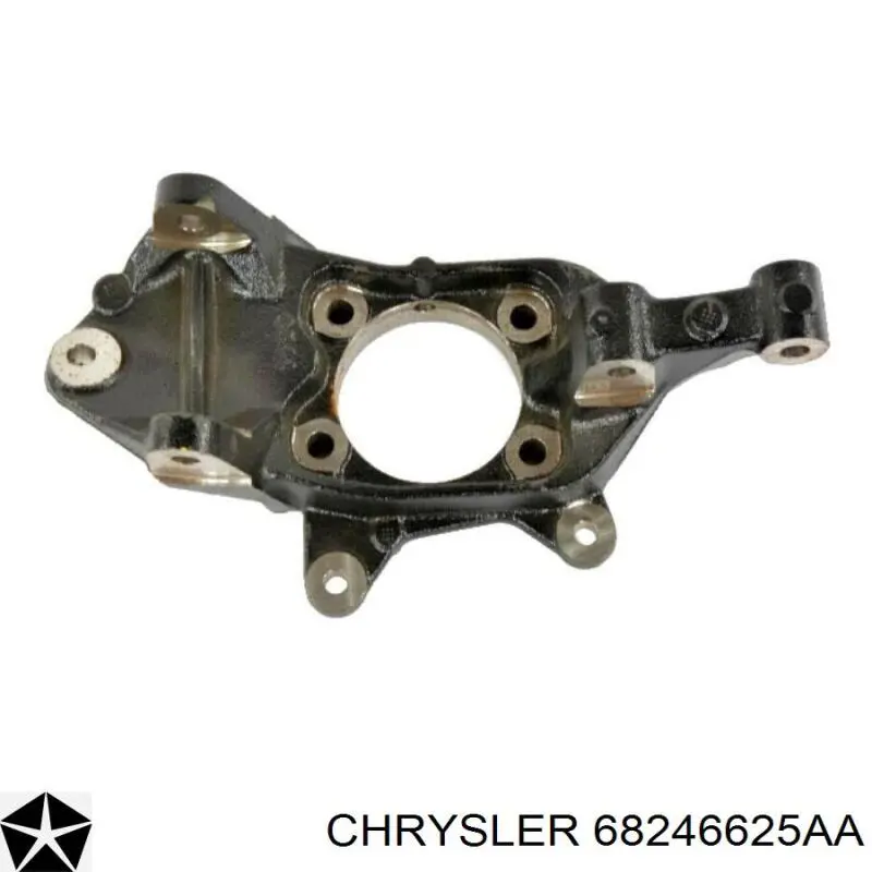 68246625AA Chrysler Цапфа поворотна ліва