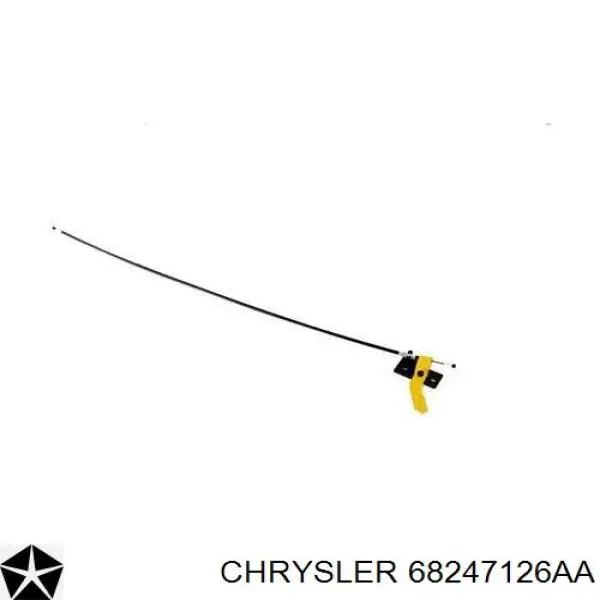 Трос відкриття капота, передній Chrysler 68247126AA ціна, від 25.21 USD