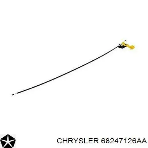68247126AA Chrysler Трос відкриття капота, передній