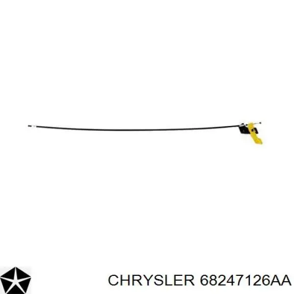 Купити 68247126AA Chrysler Трос відкриття капота, передній
