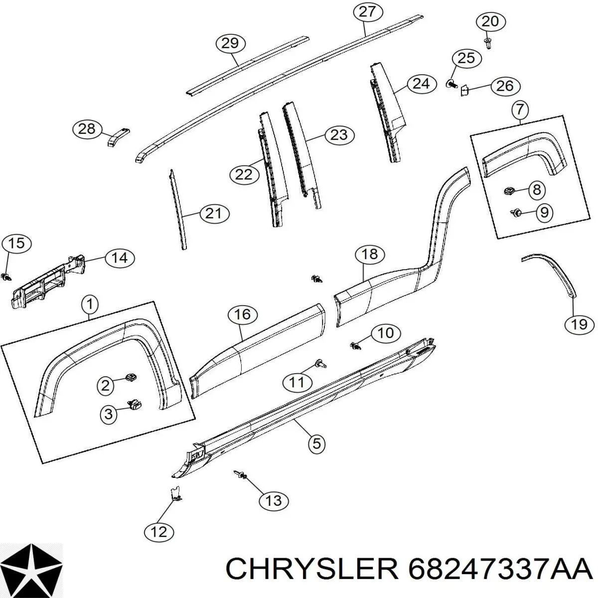 68247337AA Chrysler 