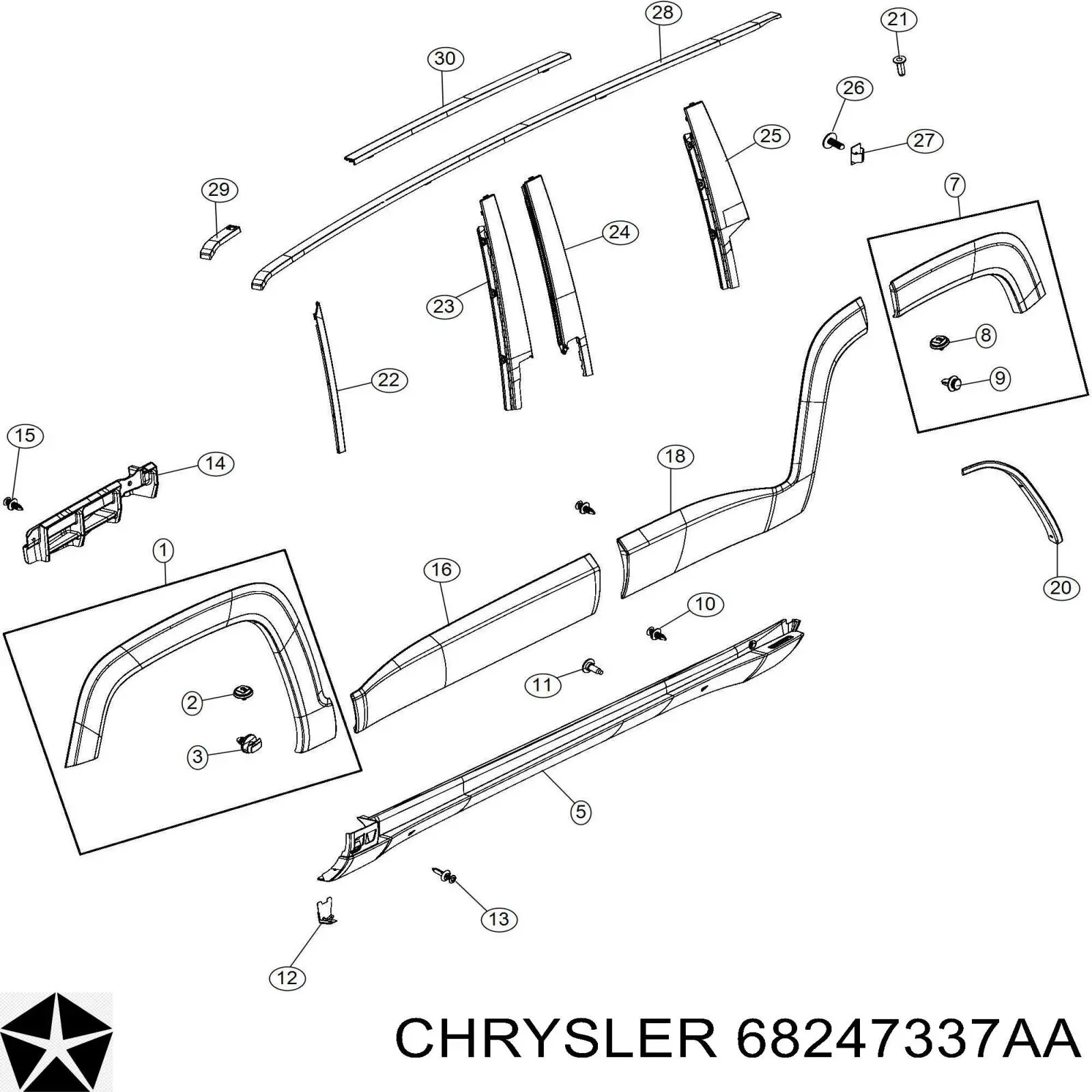 Купити 68247337AA Chrysler 