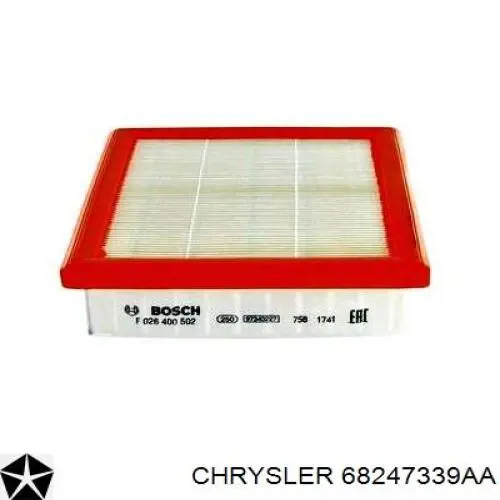 Елемент повітряного фільтра Chrysler 68247339AA ціна, від 8.54 USD