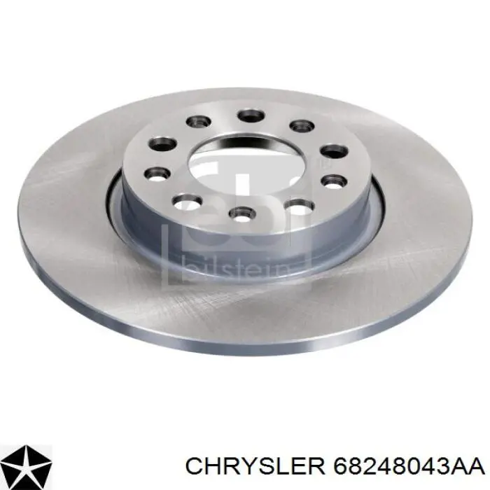 68248043AA Chrysler диск гальмівний задній
